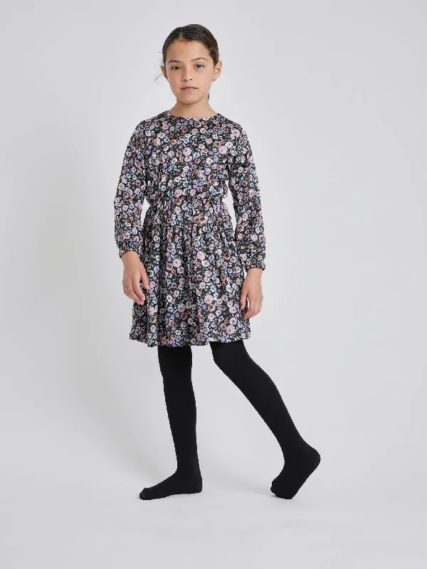 Floral Scrunched Dress GW23004-A Tunics Luxurious high-end