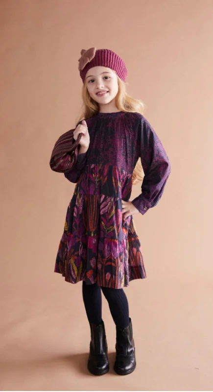 Purpley Yellow Dress 1245 Tunics Seasonal trendy