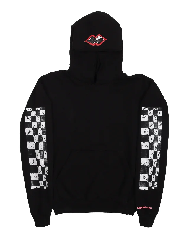 Matty Boy Double Hood Chomper Hoodie Hoodie with Hem Elastic Stretchable Comfortable Matty Boy Double Hood Chomper Hoodie Hoodie with Hem Elastic Stretchable Comfortable