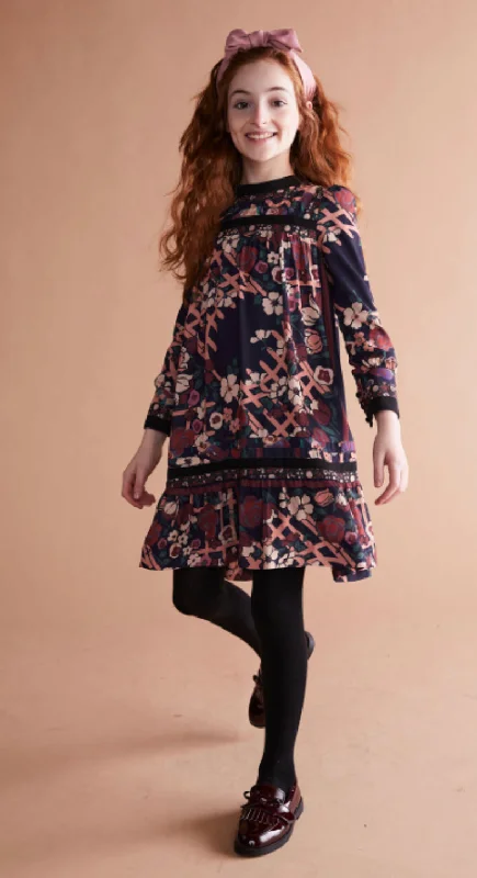 Belted Floral Dress 1263 Tunics Exclusive limited