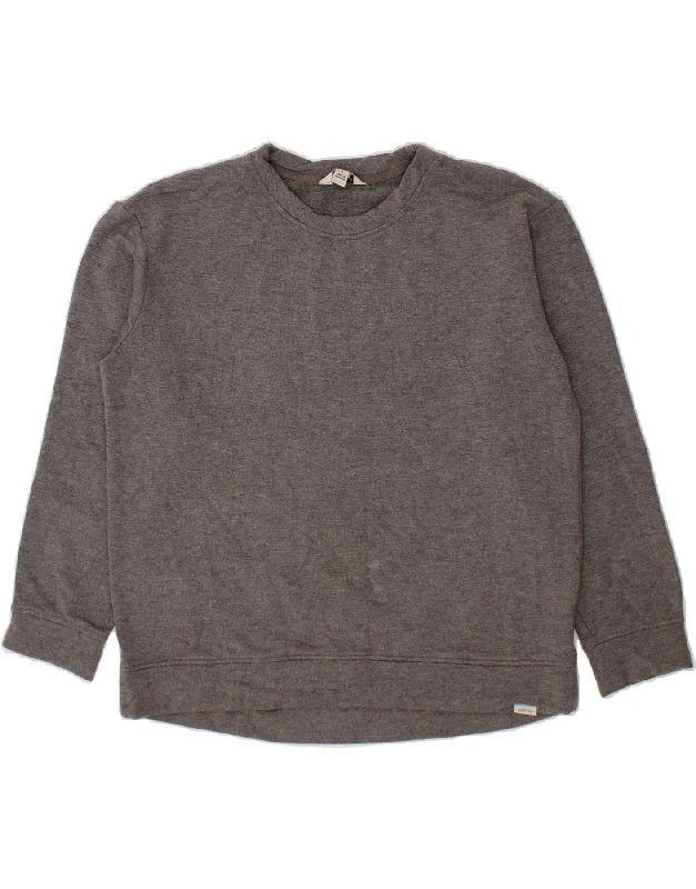 ORVIS Womens Oversized Sweatshirt Jumper UK 10 Small Grey Modal Hoodie with Relaxed Fit Easy Casual ORVIS Womens Oversized Sweatshirt Jumper UK 10 Small Grey Modal Hoodie with Relaxed Fit Easy Casual