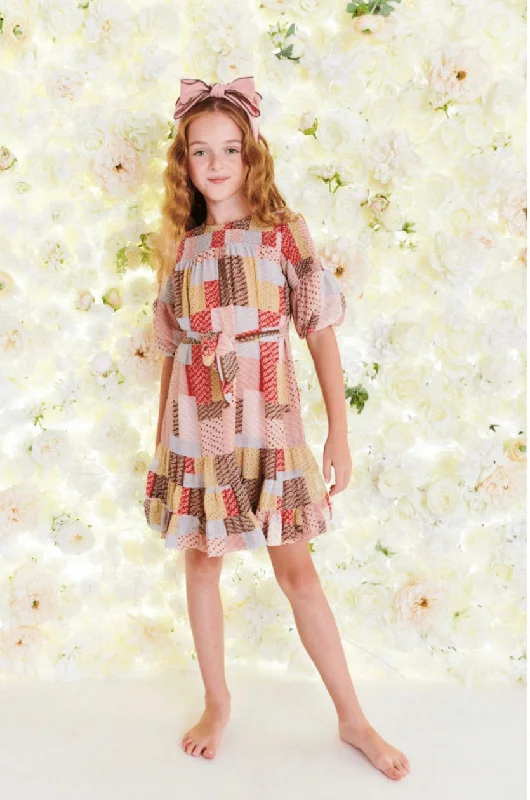 Chiffon Printed Dress 1341 Tunics Stylish elegant
