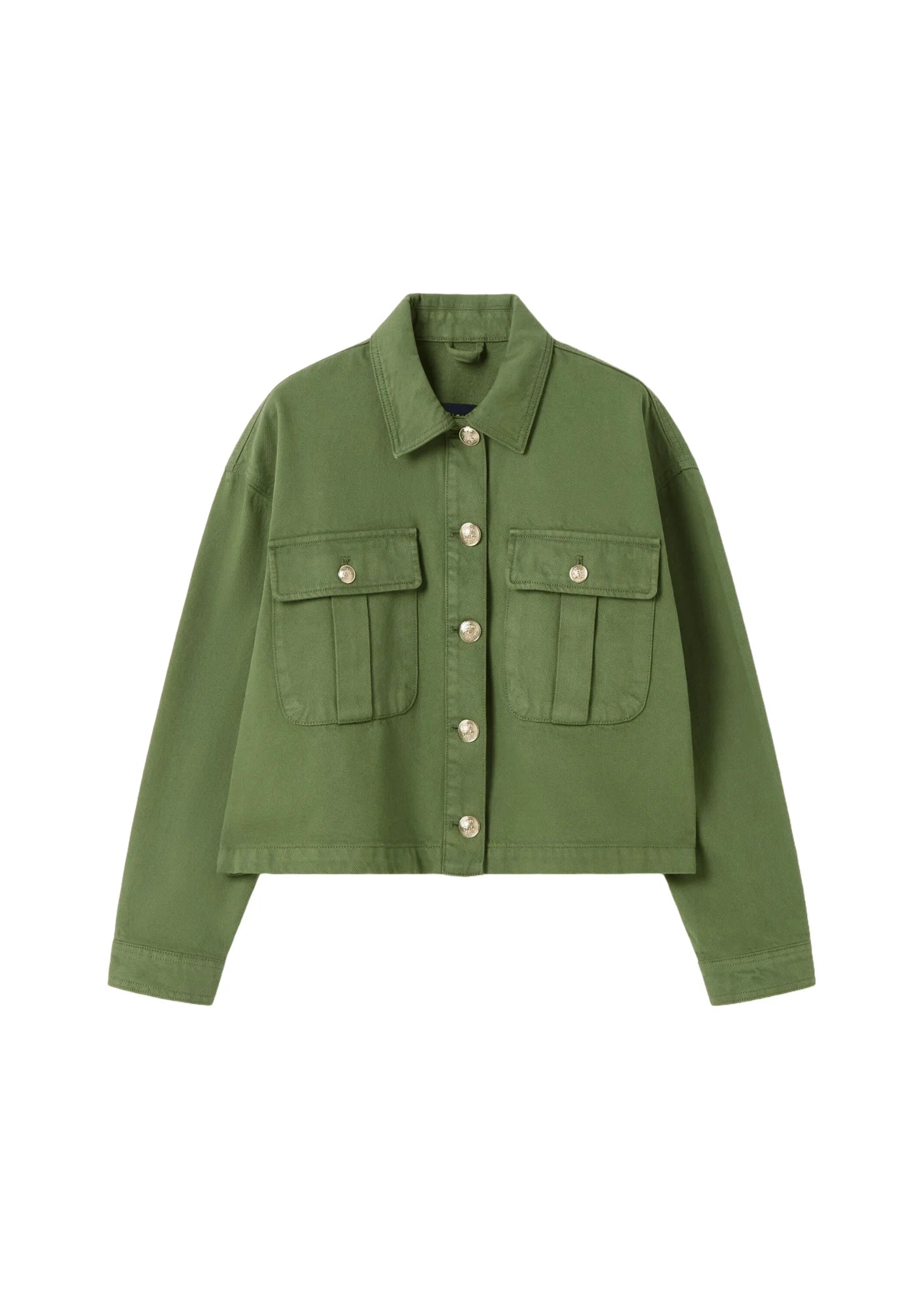 GREEN DENIM JACKET Wool Jacket Cashmere Jacket Tweed Jacket
