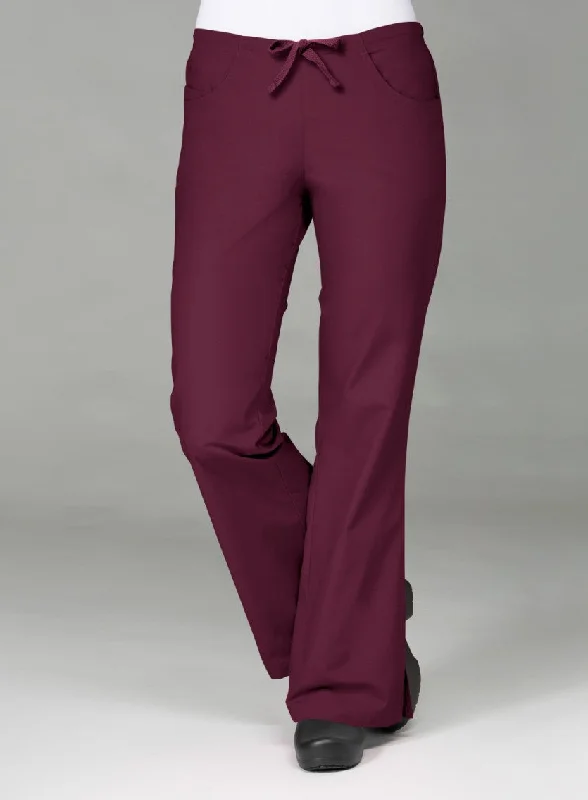 Classic Flare Pant By Maevn (Tall) XS - 3XL - Wine Fashionable Track Pants