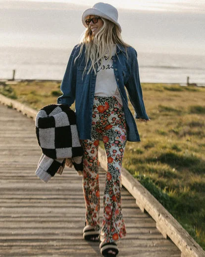 Billabong Sundown High-Waisted Flared Pants Fashionable Work Pants