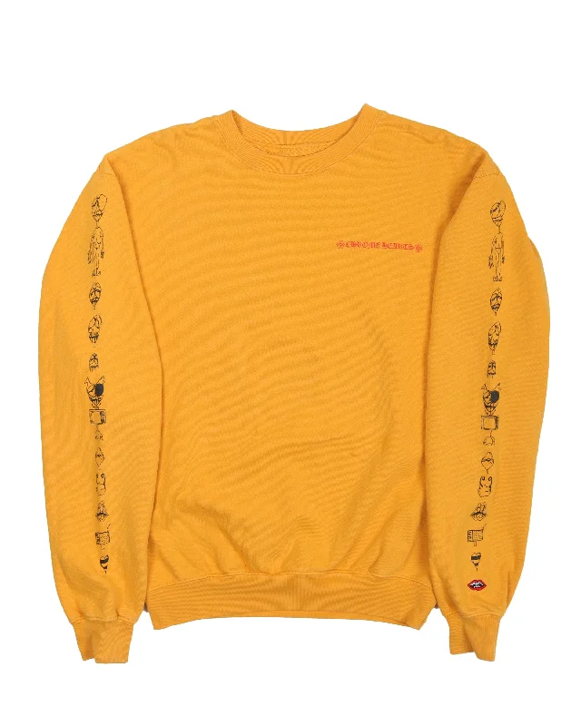 Matty Boy "Call Me" Crewneck Sweatshirt Hoodie with Zipper Versatile Modern