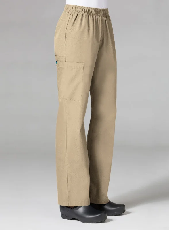 Full Elastic Band Cargo Pant(Regular) XXS-5XL  - Khaki Modern Skinny Pants