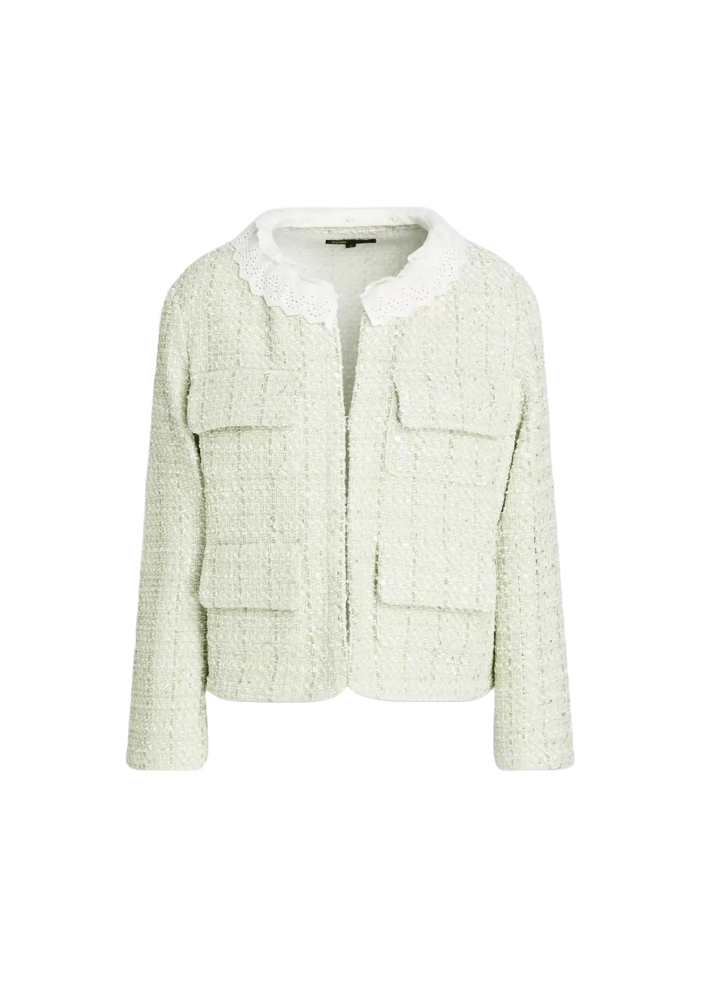 METALLIC TWEED JACKET Herringbone Jacket Houndstooth Jacket Plaid Jacket