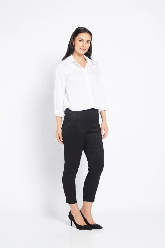 Quinn Classic Pant | Misty Spot Stylish Slim Trousers