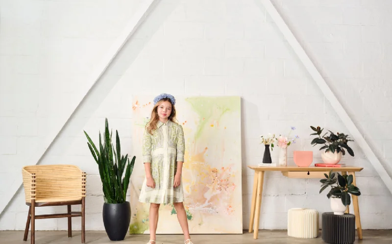 Green Paisley Dress 1789 Tunics Gym athletic