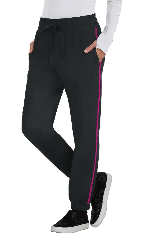Ava Sporty Modern Scrub Pant XXS-3XL By KOI / Black High-Waist Yoga Pants
