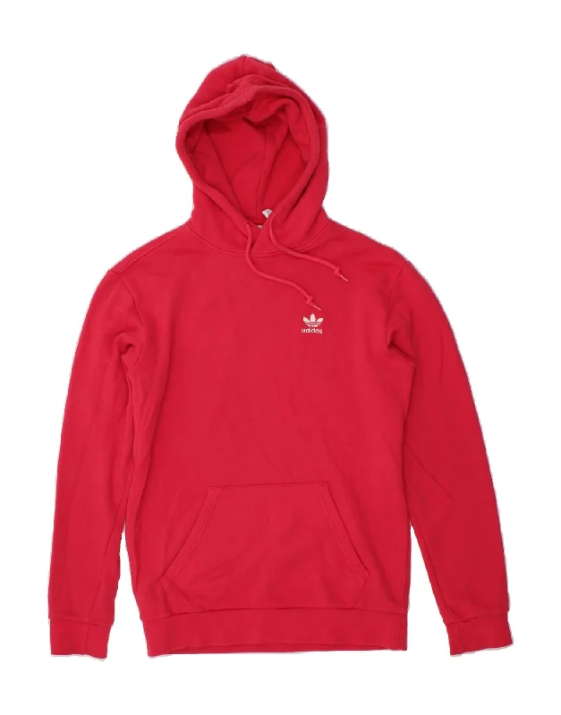 ADIDAS Womens Oversized Hoodie Jumper UK 10 Small Pink Cotton Hoodie Jacket Zipper Layering ADIDAS Womens Oversized Hoodie Jumper UK 10 Small Pink Cotton Hoodie Jacket Zipper Layering