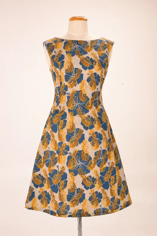 Bianca Pineapple Dress Tunics Designer luxury