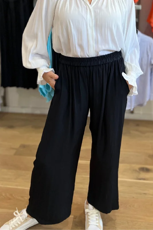 Pace Pant Mache | Navy Trendy Tapered Pants