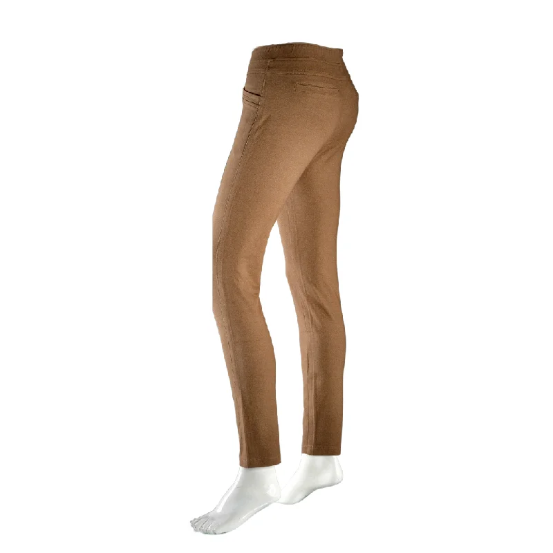 Lustre Pants | Latte Soft Stretch Trousers