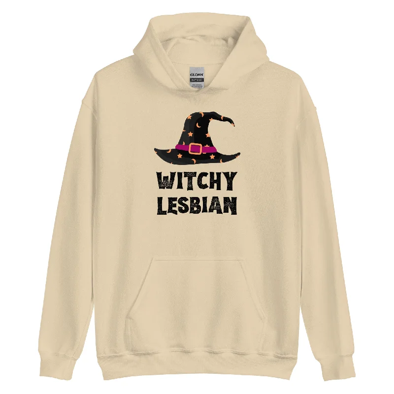Witchy Lesbian Hoodie Hoodie with Lining Warm Insulated
