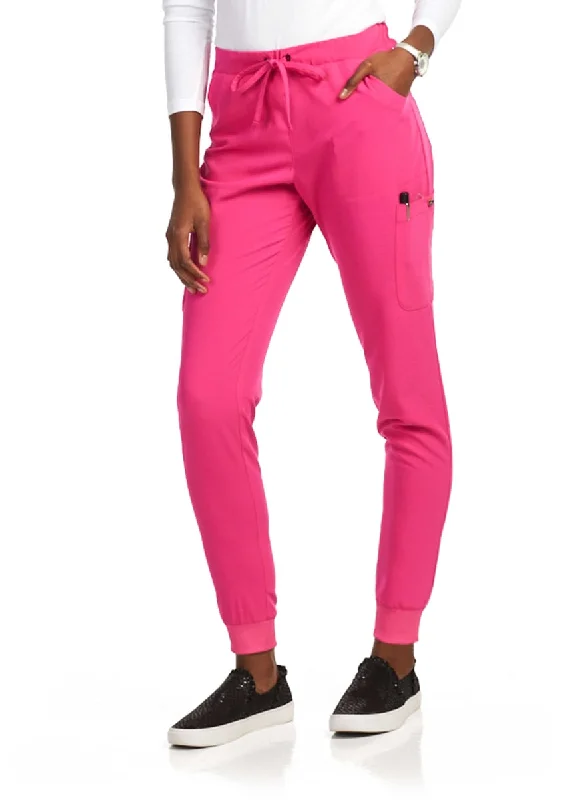 Aster 6 pocket Jogger Solid Pant (Petite) by KOI XXS-3XL / Flamingo Stylish Elastic Waist Pants Aster 6 pocket Jogger Solid Pant (Petite) by KOI XXS-3XL / Flamingo Stylish Elastic Waist Pants
