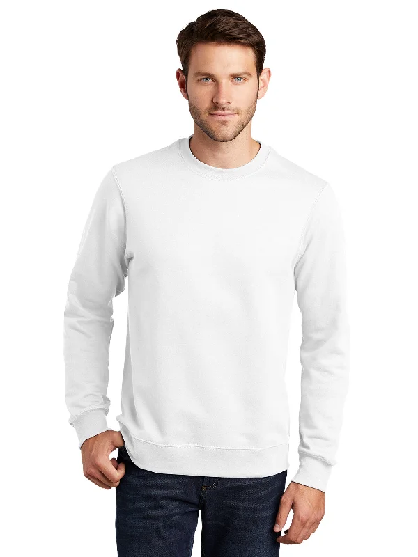 Men's Fleece Crewneck Sweatshirt Hoodie with Batwing Sleeves Loose Dramatic