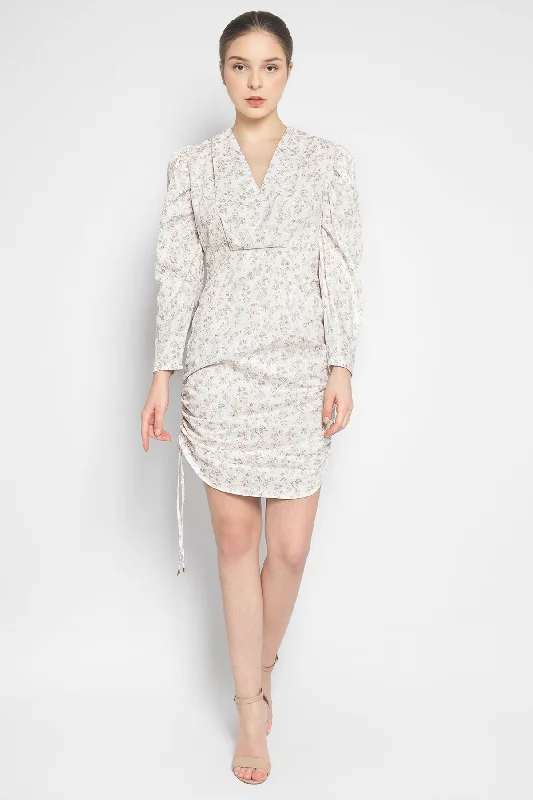 Adorn Dress in White Tunics Practical easy-care
