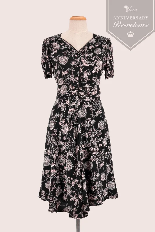 Ariel Floral Dress Tunics Corduroy durable