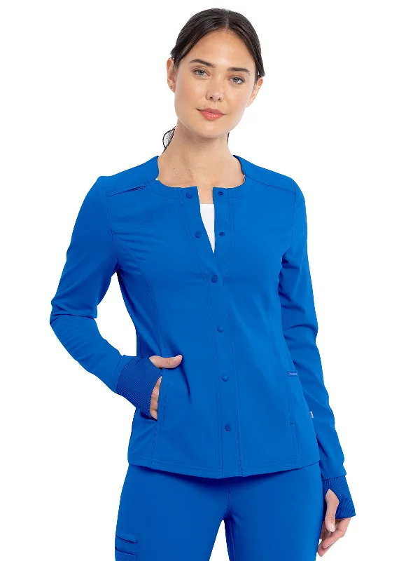 Women's Notched Collar Snap Front Jacket Insulated Jacket Fitted Jacket Loose Jacket Women's Notched Collar Snap Front Jacket Insulated Jacket Fitted Jacket Loose Jacket