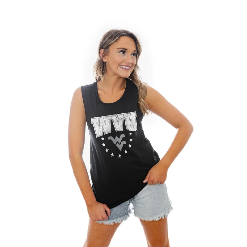 WV STARS RACERBACK TANK high neck tank