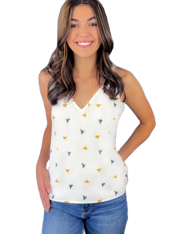 WV V-NECK TANK tie dye tank