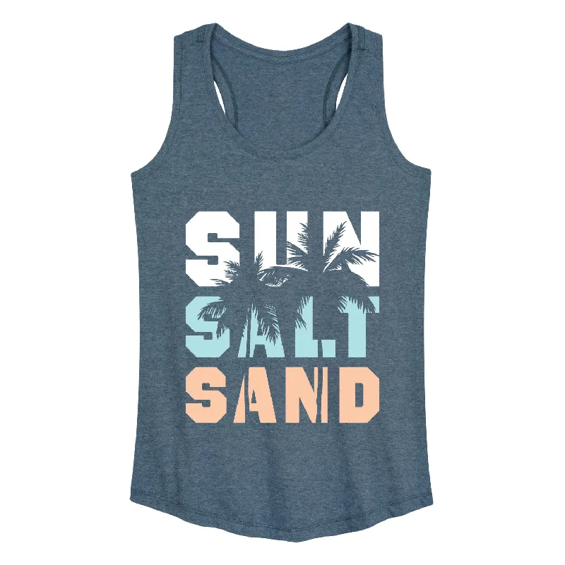 Sun Salt Sand Womens Racerback Tank adorable tank top