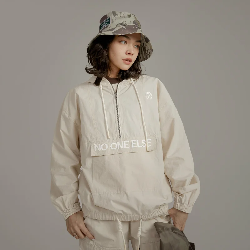 Loose Fit Hooded Anorak Jacket Faux Fur Jacket Real Fur Jacket Shearling Jacket
