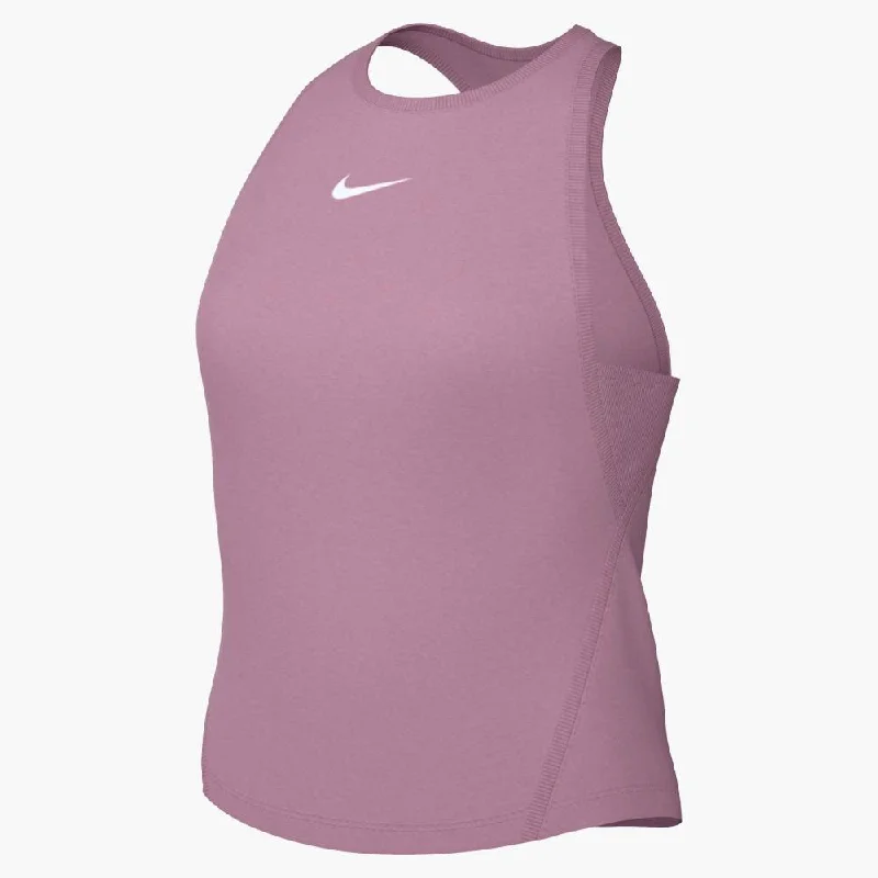 Nike Women's Dri-FIT Victory Tank (Elemental Pink/White) fitness tank top