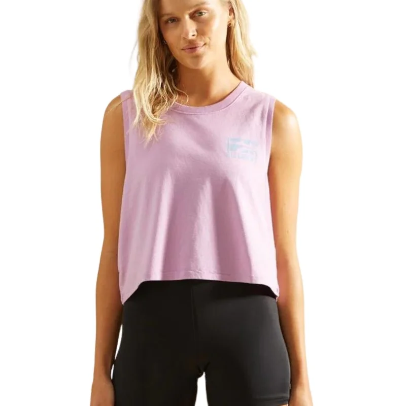 Billabong A/DIV Women's Tank in Lit Up Lilac ribbed tank top