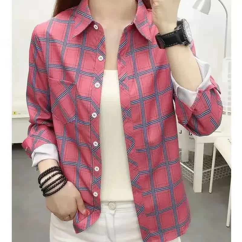 Pink Plaid shirt
