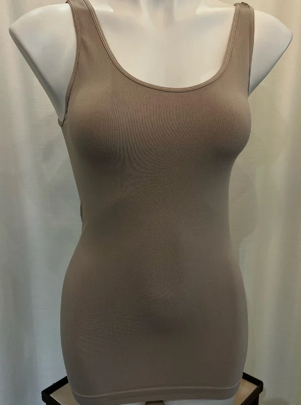 Signature Jersey Tank Top [Almond-NS5178] turquoise tank top