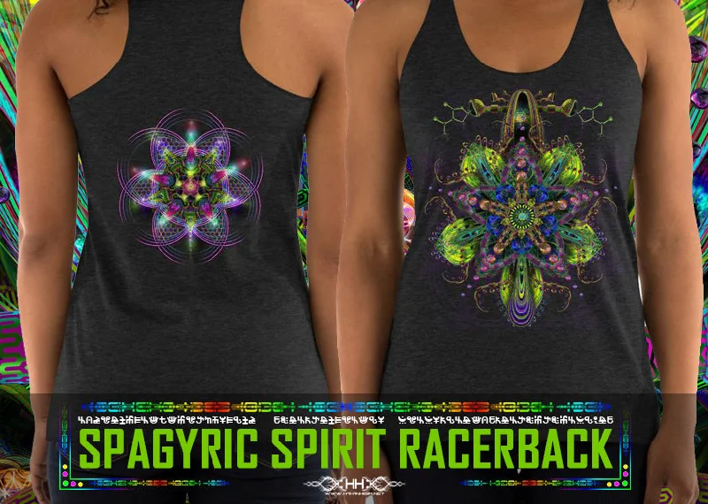 Spagyric Spirit Women's Racerback Tank bright tank top