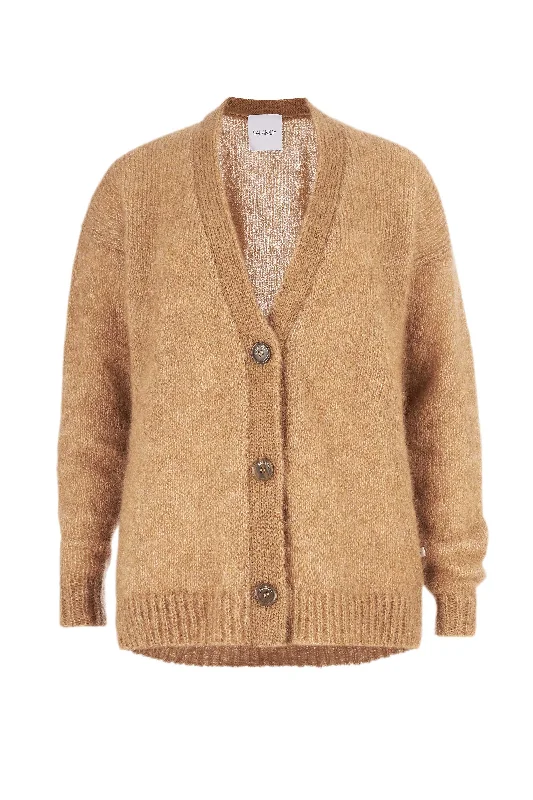 Melody Mohair Cardigan Beige Wool Cardigan Cotton Cardigan Cashmere Cardigan