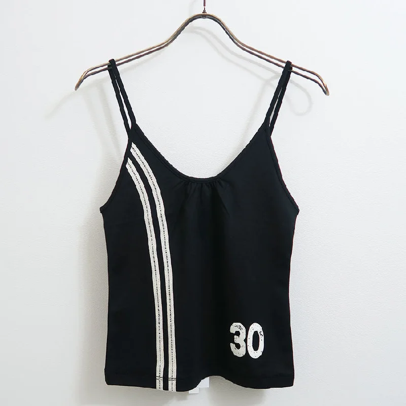 【Kijun/キジュン】<br>Line Tank Top <br>25PSW208 vibrant tank top