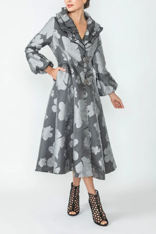 Charcoal Wire Double Collar Blouson Cuff Sleeve Jacket Toggled Jacket Drawstring Jacket Belted Jacket Charcoal Wire Double Collar Blouson Cuff Sleeve Jacket Toggled Jacket Drawstring Jacket Belted Jacket