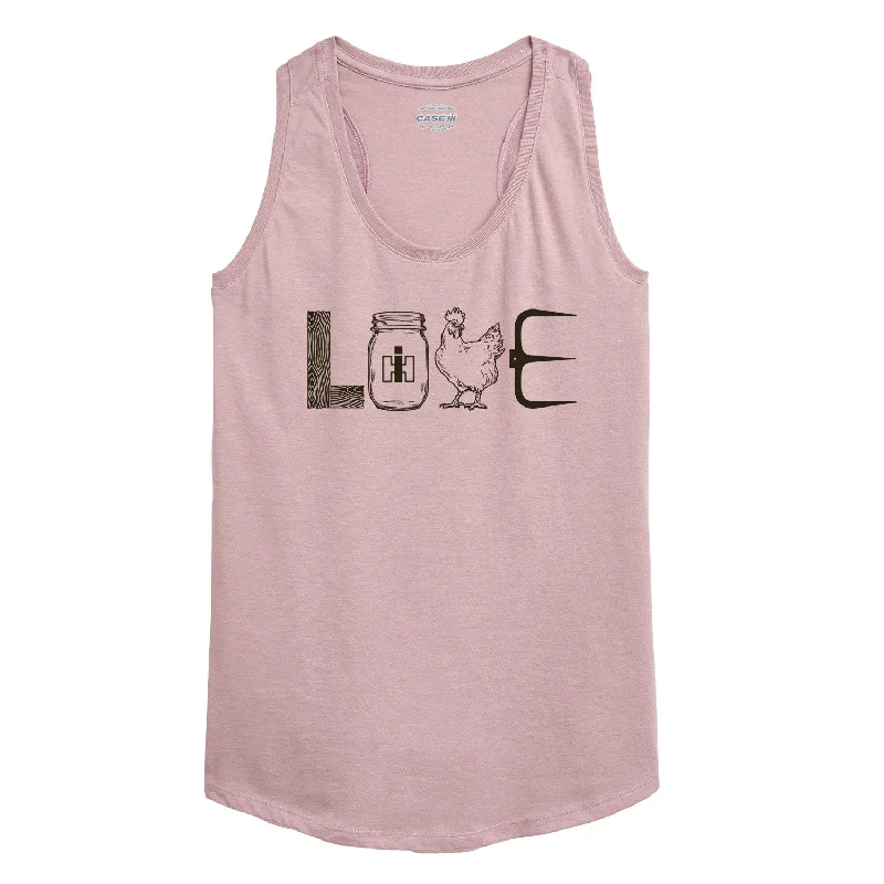 IH Love Farm Icons Womens Racerback Tank strapless tank top