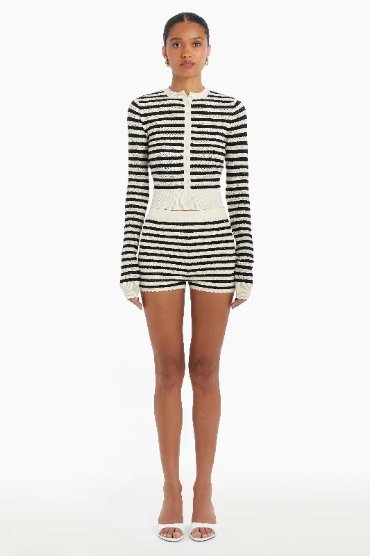 Seine Cardigan Mesh Cardigan Canvas Denim