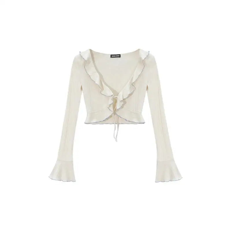 apricot cardigan