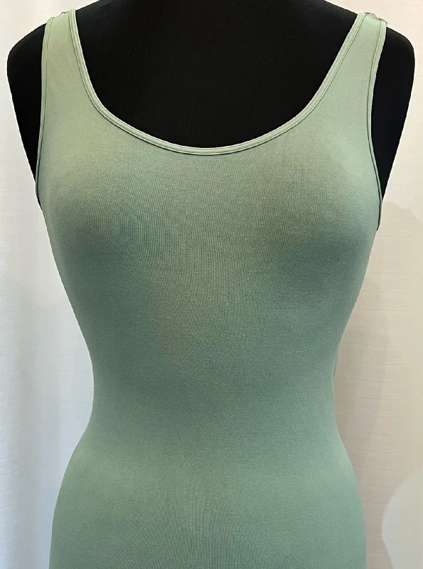 Signature Jersey Tank Top [Basil-NS5178] casual tank top