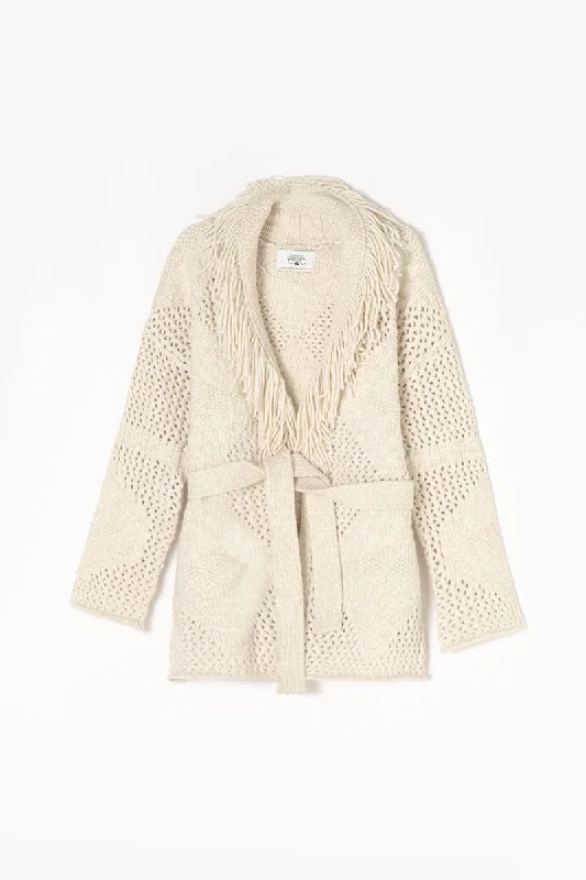 CARDIGAN IRENA Zippered Front Buttoned Front Snap Front