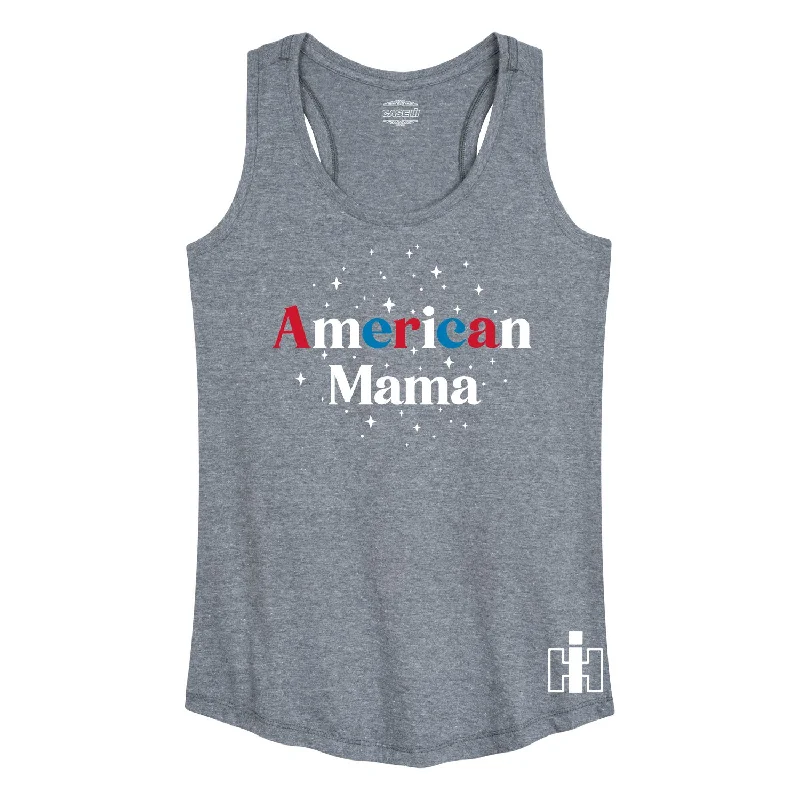American Mama IH Womens Racerback Tank cropped tank top