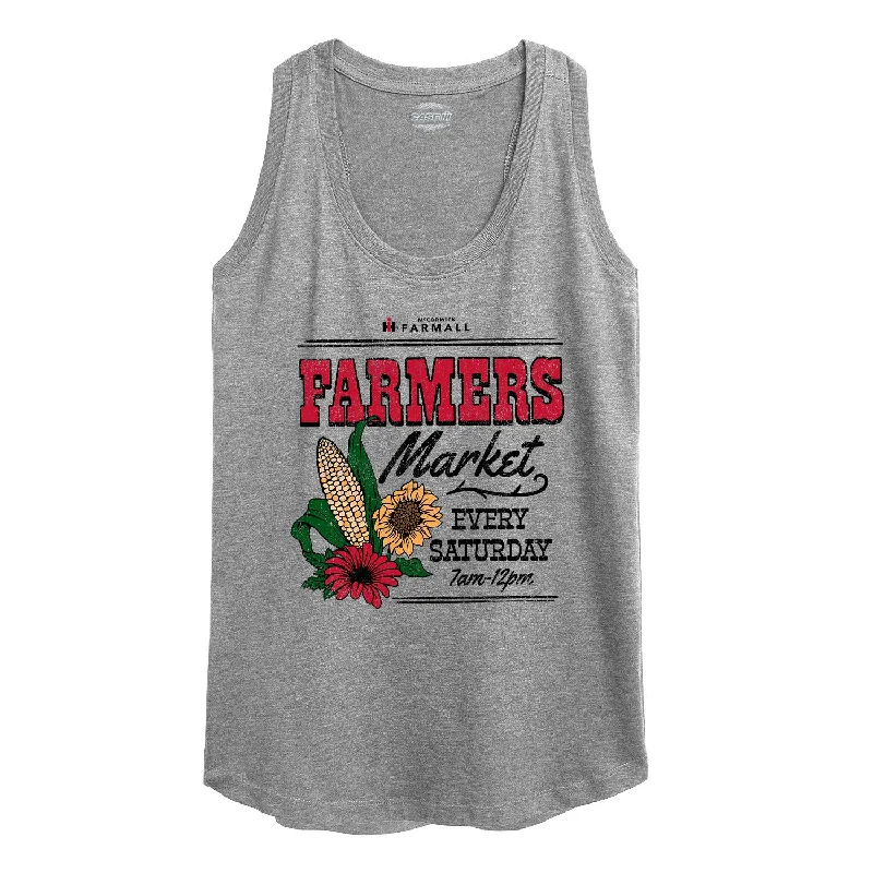 Farmers Market Womens Racerback Tank bronze tank top