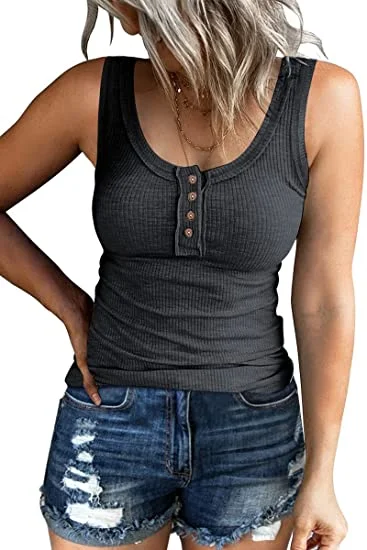 Grey Tank Top vintage tank top