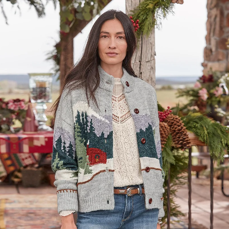 Secret Cabin Cardigan Patchwork Embroidered Appliqued