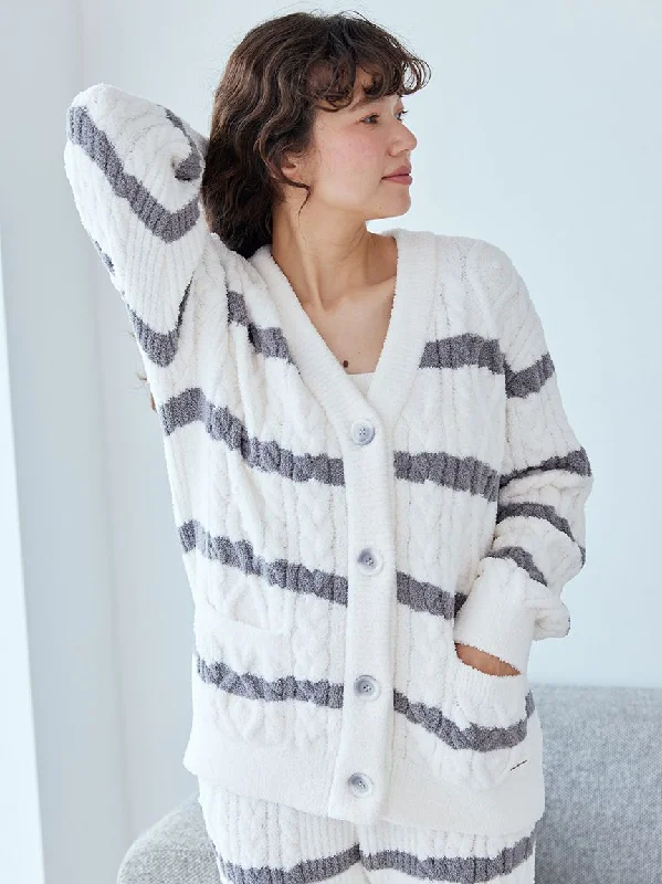 Baby Moco Aran Button up Cardigan Terry Blend Velvet Blend Canvas Blend