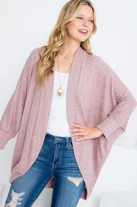 Ribbed Knit Cocoon Cardigans Cardigan Knitwear Sweater