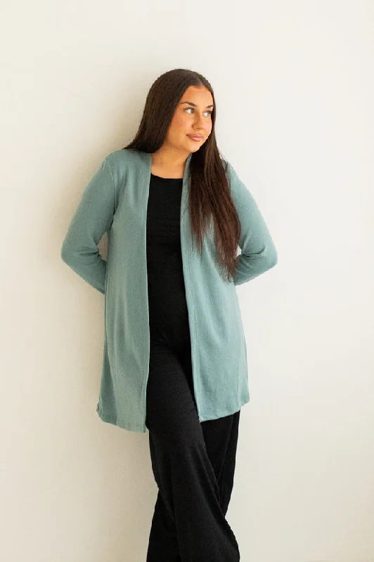 Merino Wool Cardigan Menthol Blue Satin Fabric Silk Fabric Chiffon Fabric