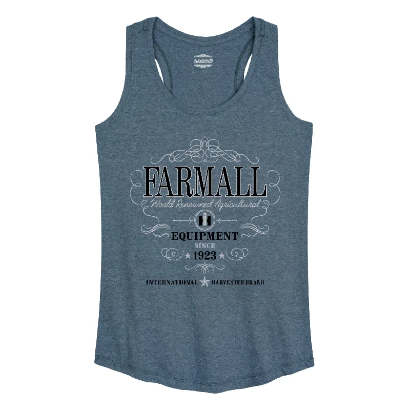 Farmall Equipment Womens Racerback Tank flexible tank top